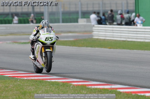 2010-06-26 Misano 2143 Rio - Superbike - Qualifyng Practice - Jonathan Rea - Honda CBR1000RR